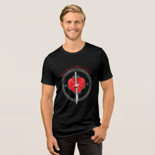 En Tri-matière La mort est la précision T-shirt