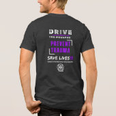 En Tri-matière Lancer le T-shirt du message (Verso)