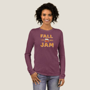 En Tri-matière L'automne est ma passion T-shirt drôle à manches