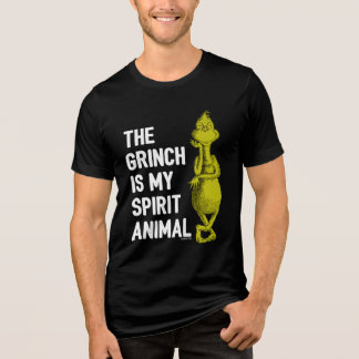 En Tri-matière Le Grinch est mon animal spirituel T-Shirt Citatio