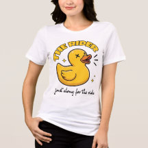 Le T-Shirt The Rider Bestie, Tee drôle de canard e