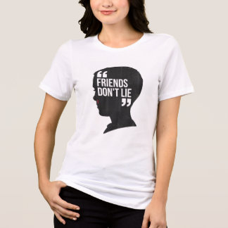 En Tri-matière Les amis ne mentent pas T-shirt
