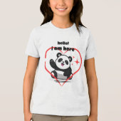 En Tri-matière Logo de panda T-shirt (Recto)