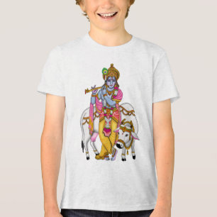 En Tri-matière Lord Krishna T-Shirt
