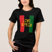 En Tri-matière Love Africa T-Shirt (Recto)