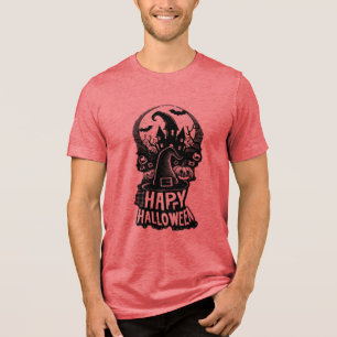 En Tri-matière "Majesté d'Halloween : T-shirt d'aigle enchanté"
