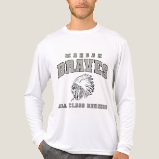 En Tri-matière Mandan Braves Long Sleeve T-shirt