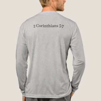 En Tri-matière Marcher par la Foi – T-Shirt Chrétien pour les Cro