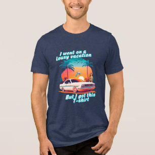 En Tri-matière Mauvaise Vacances; Super T-shirt