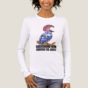 En Tri-matière Mère teckel a survécu au t-shirt de la jungle