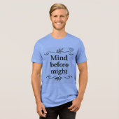 En Tri-matière Mind Before Might - T-shirt Smilo (Recto plein)