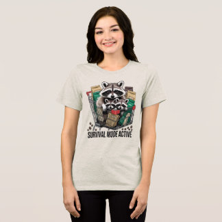 En Tri-matière Mode Survie Activé T-shirt Amoureux de Café avec R