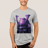 En Tri-matière Mystical Samurai Warrior T-Shirt — Purple Arcane F (Recto)