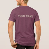 En Tri-matière NYC Nom graphique T-shirt (Verso)