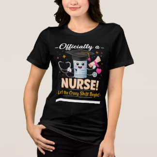 En Tri-matière Officiellement un T-shirt de fin d'études d'infirm