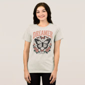 En Tri-matière Papillon de Dreamer rétro et T-shirt Rose (Recto plein)
