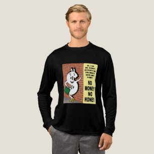 En Tri-matière Pas d'argent Pas de t-shirt miel