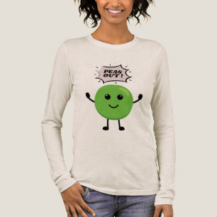En Tri-matière Peas Out Funny Pun T-Shirt - Quirky Food Joke Tee