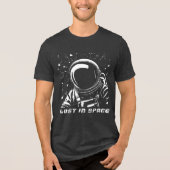En Tri-matière Perdu dans l'espace - T-shirt rétro Sci-Fi (Recto)