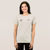 En Tri-matière Personalized Name Logo Barista Uniform T-Shirt (Recto plein)