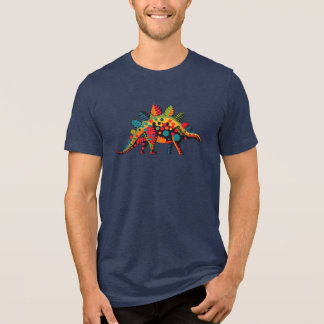 En Tri-matière Polka Dot Party Pal : Stegosaurus Unisex T-Shirt