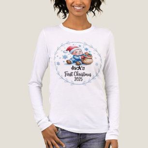 En Tri-matière Premier T-shirt de Noël pour T-shirt bébé