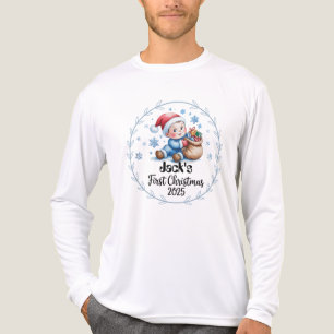 En Tri-matière Premier T-shirt de Noël pour T-shirt bébé