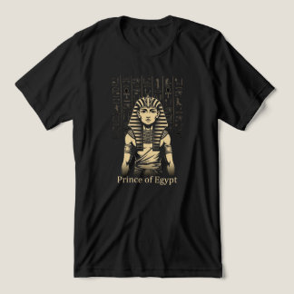 En Tri-matière Prince of Egypt Royal Pharaoh Style T-Shirt