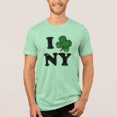En Tri-matière Shamrock NY, Funny St. Patricks Day T-shirt (Recto)