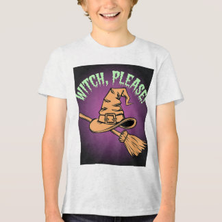En Tri-matière Sorcière, S'Il Vous Plaît ! T-shirt enfant d'Hallo