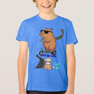 En Tri-matière Soyez Juste Cool Pas Chaud T-shirt Enfants Amusa