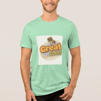 En Tri-matière Superbe T-Shirt Graphique Unisexe pour l'Été