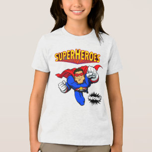 En Tri-matière SUPERHÉROS DE L'ENFANT ! T-shirt