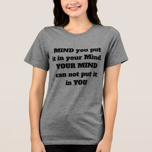 En Tri-matière T-shirt (Recto)