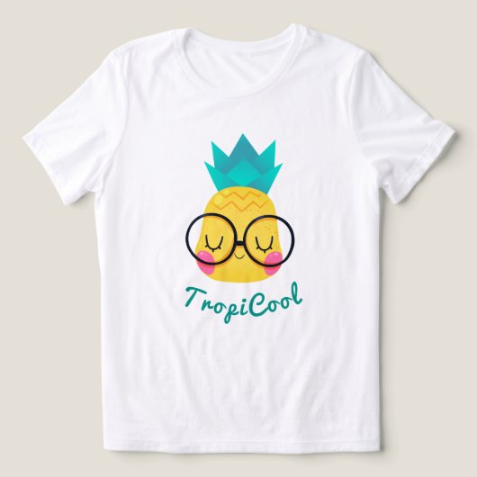 En Tri-matière T-shirt à ananas TropiCool - Fun Summer Fun Des (Design Recto)