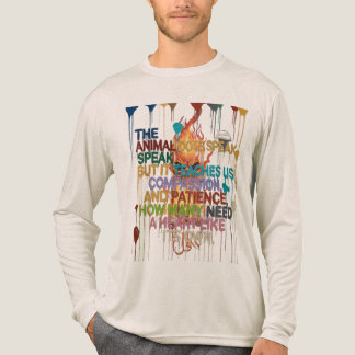En Tri-matière T-Shirt à coup de pinceau créatif – Citation Inspi