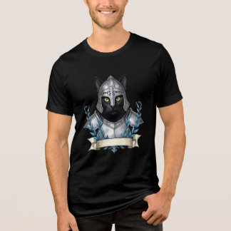 En Tri-matière T-Shirt à l'emblème de la crête du Chevalier Chat