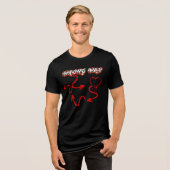 En Tri-matière T-Shirt à l'envers (Recto plein)