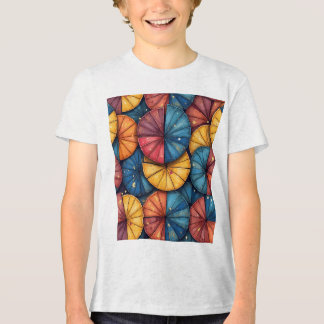 En Tri-matière T-shirt à manches courtes pour enfants motifs oran