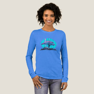 En Tri-matière T-shirt à manches longues pour femmes Bonsaii Tree