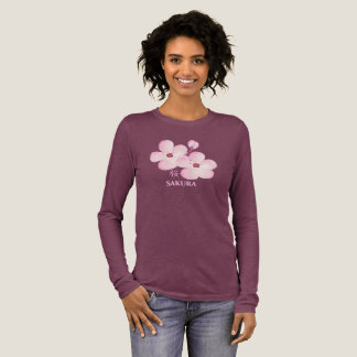En Tri-matière T-shirt à manches longues Sakura pour femmes
