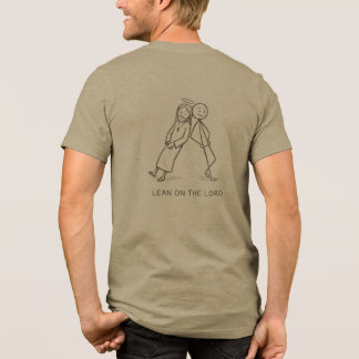 En Tri-matière T-shirt à motif de bonhomme allumette Jésus drôle