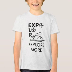 En Tri-matière T-Shirt à nom et texte personnalisables – Personna