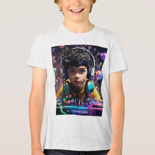 En Tri-matière T-Shirt à trois jupes DJ Style Youth - Parfait pou