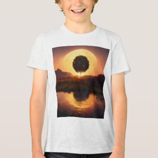 En Tri-matière T-shirt American Traditional Tattoo Design - Bold,