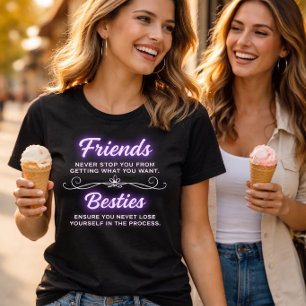 En Tri-matière T-shirt Amis et Meilleures Amies