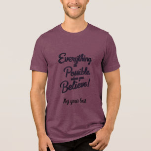 En Tri-matière T-Shirt aux États-Unis – Confort et Style Premium