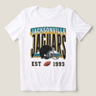 En Tri-matière T-Shirt avec Casque Vintage des Jacksonville Jagua