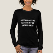 En Tri-matière T-shirt avec citation (Recto)
