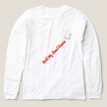 T-shirt avec dessin au trait de mains qui se tienn
